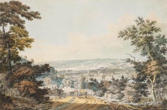 English School Early 19th Century Watercolour - A View of Bath
