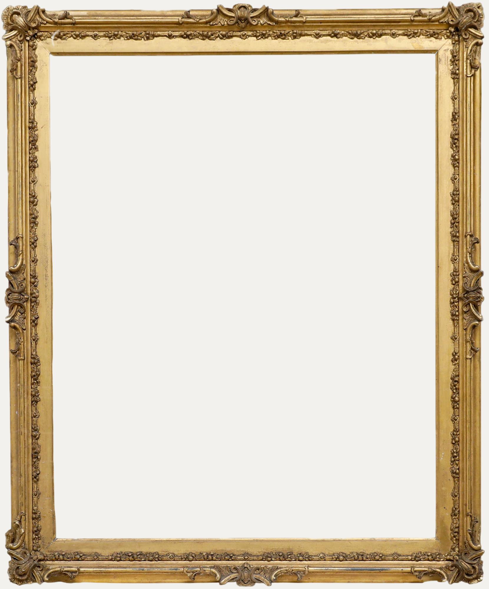 Cornice dorata del XIX secolo