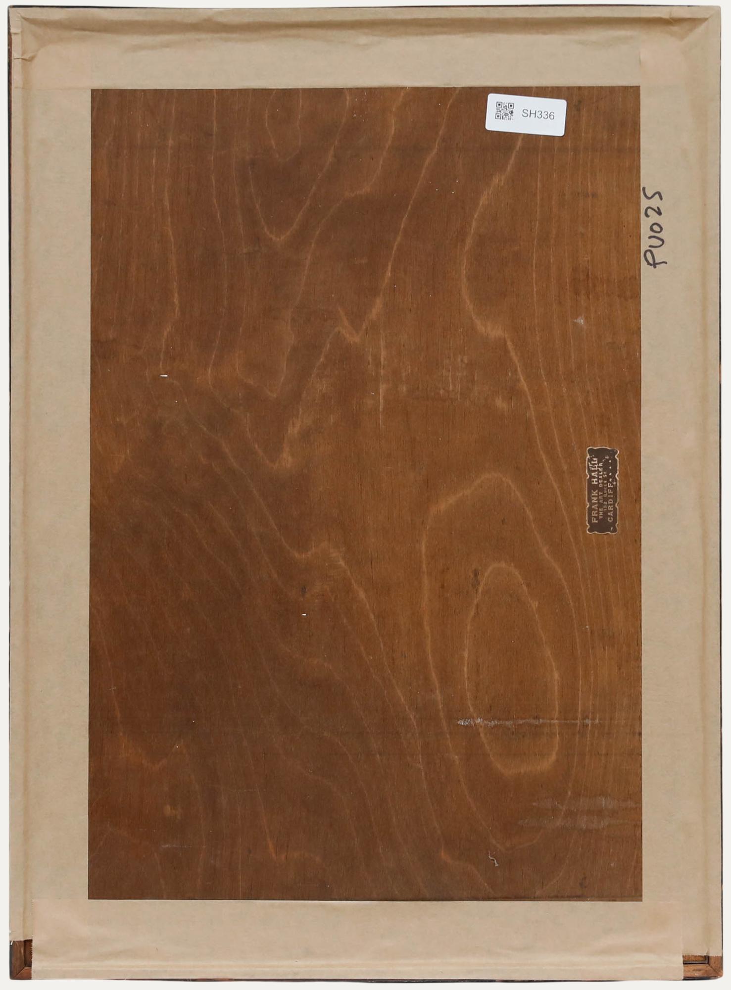 H.E. Foster - Early 20th Century Charcoal Drawing, Old Scott - Beige Portrait by Unknown