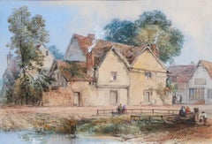 Thomas R. Colman Dibdin (1810-1893) - Mid 19th Century Watercolour, The Pond