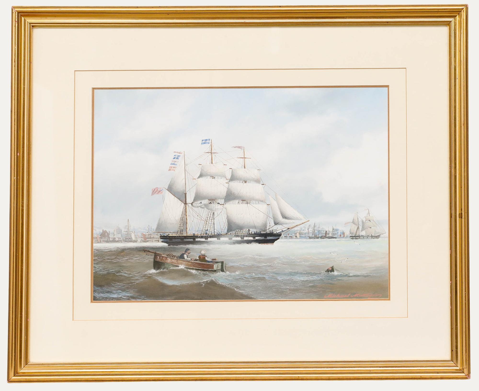 Unknown Figurative Art - 20th Century Watercolour - The Red Ensign