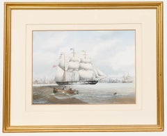 20th Century Watercolour - The Red Ensign