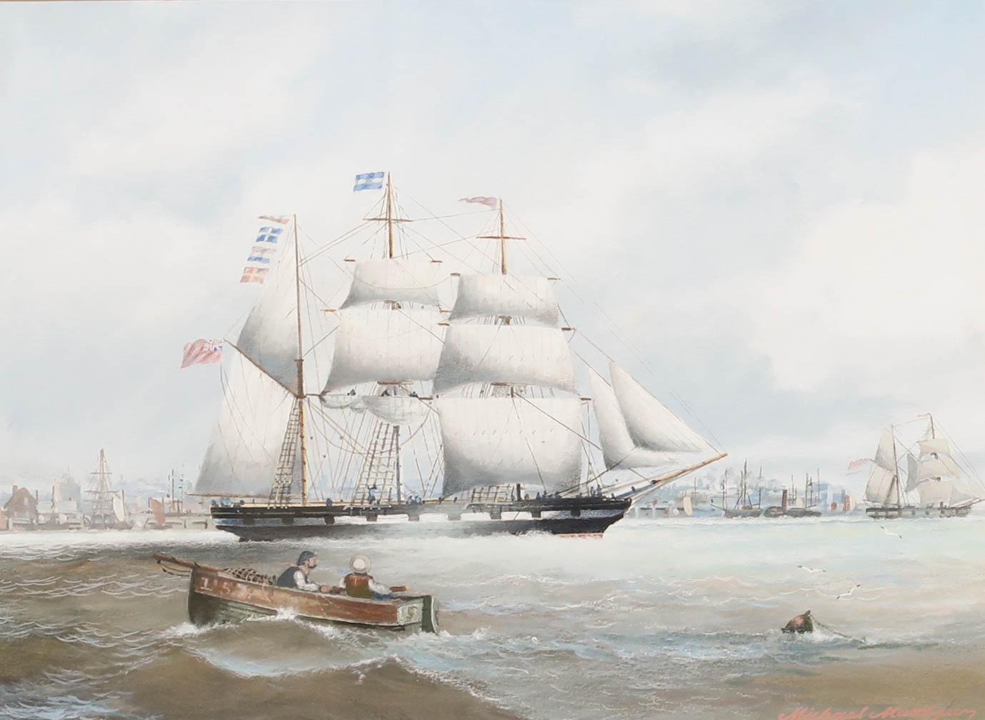 20th Century Watercolour - The Red Ensign - Art by Unknown