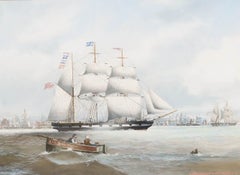 20th Century Watercolour - The Red Ensign