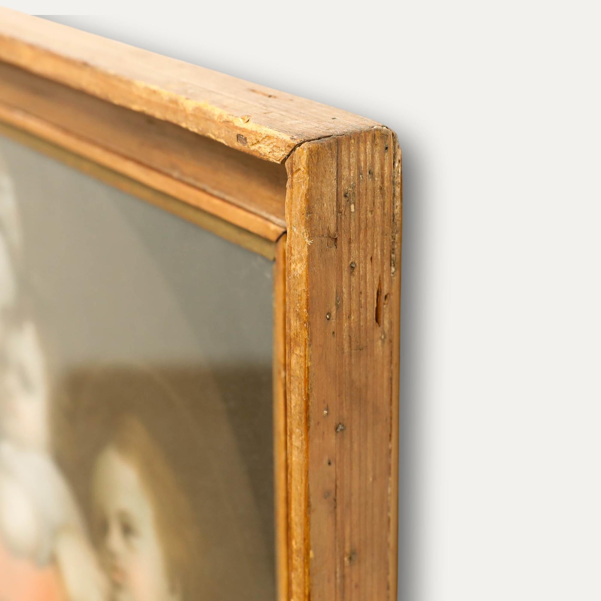 After Raphael (1483-1420) - Mid 20th Century Pastel, Madonna della Sedia For Sale 1