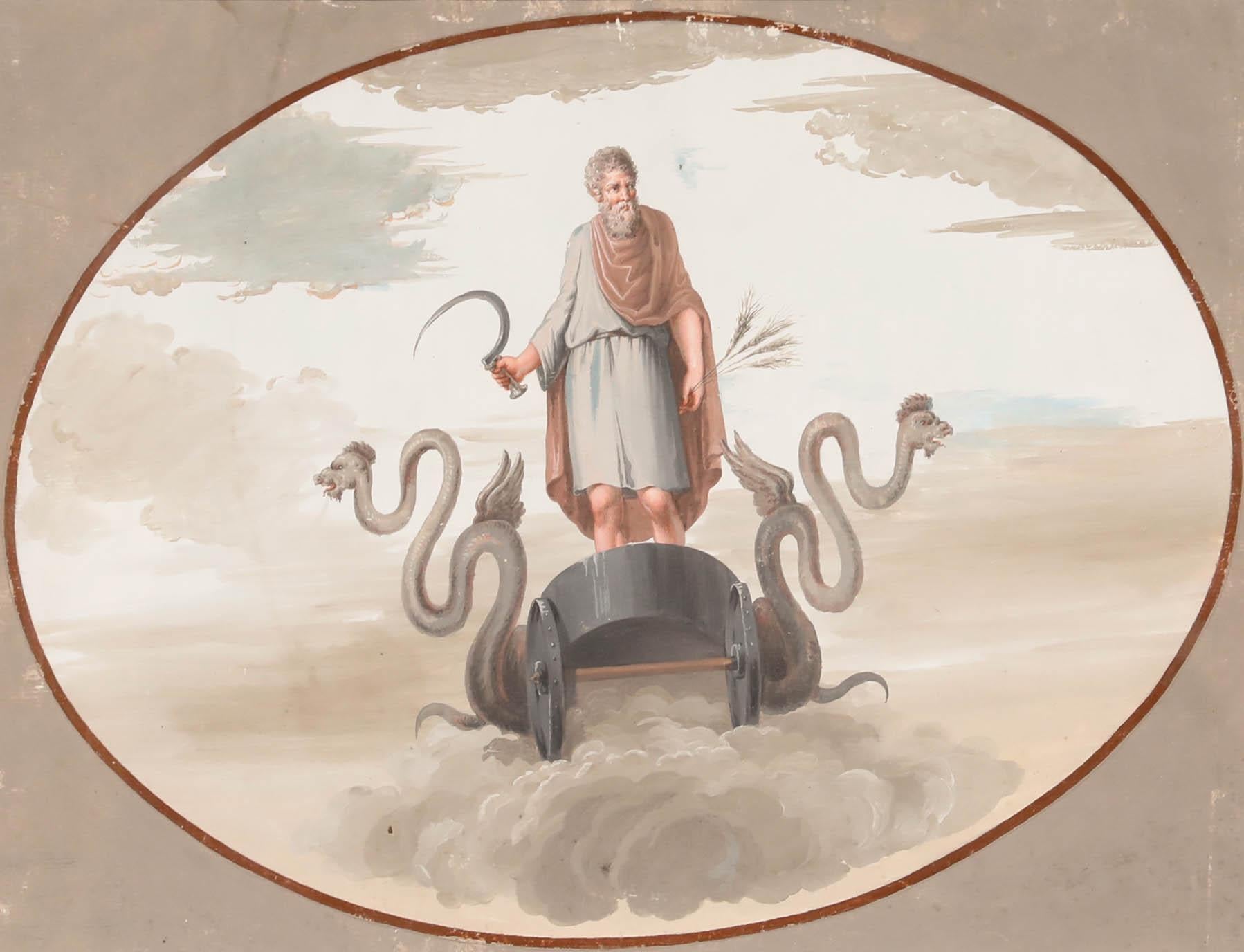 19th Century Gouache - Sylvanus - Art by Unknown