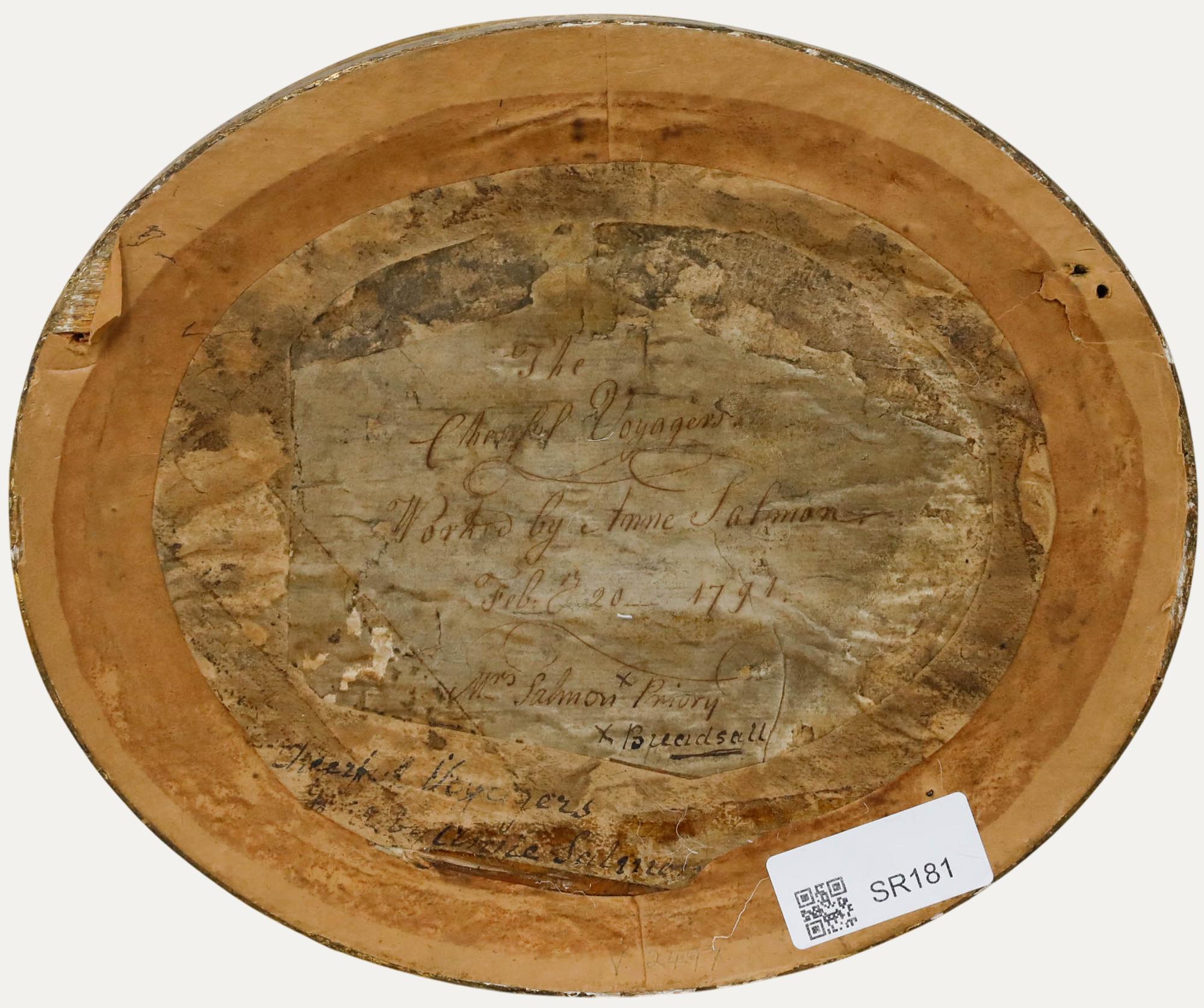 Anne Salmon - Bordado fino de 1791, Los alegres viajeros en venta 1