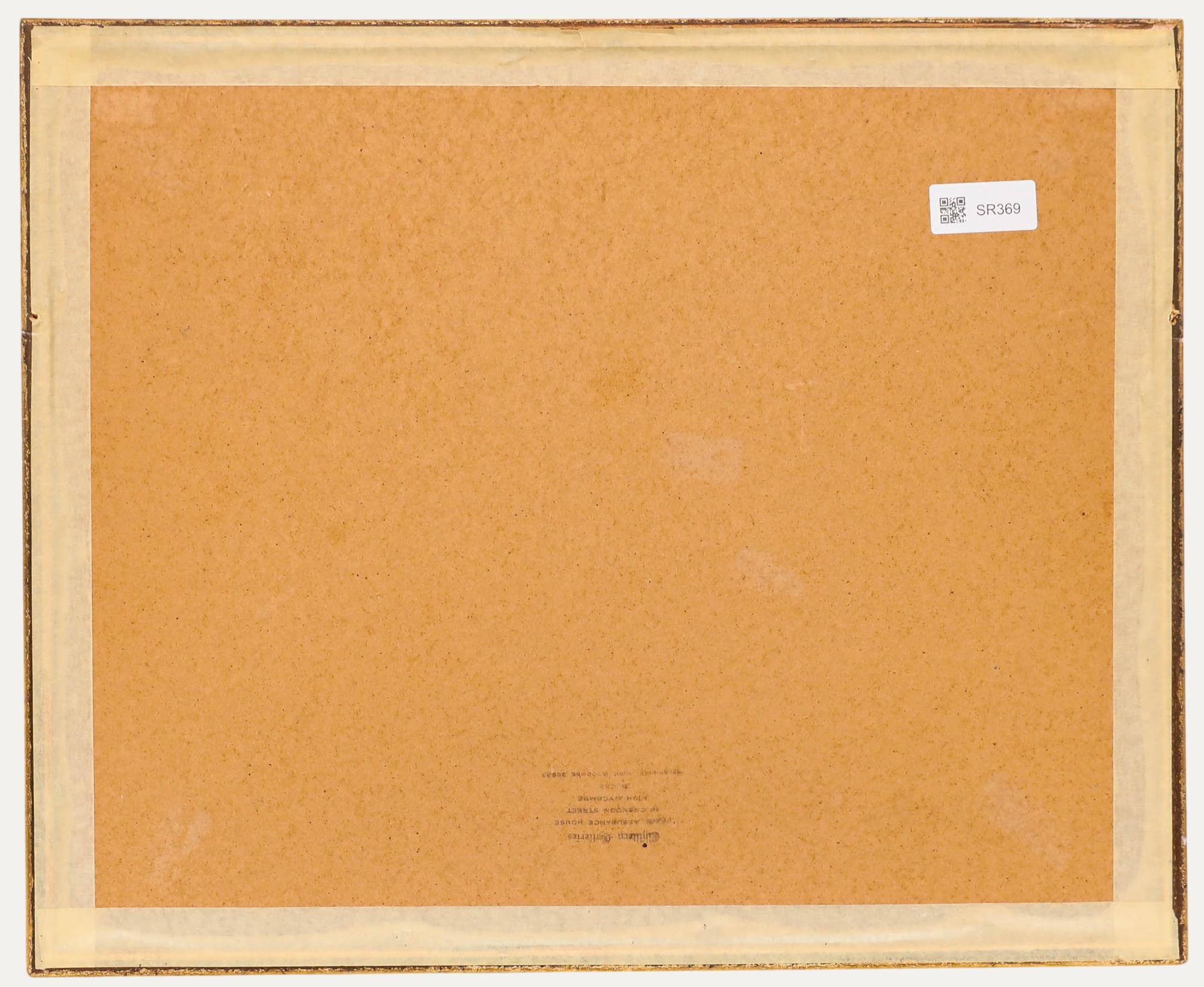 E. T. Young - Gerahmtes Aquarell des späten 19. Jahrhunderts, Studie eines Vogelnestes (Beige), Animal Art, von Unknown