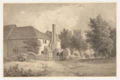 Heneage Finch 5th Earl of Aylesford (1786-1859) - Watercolour, Aylesford, Kent