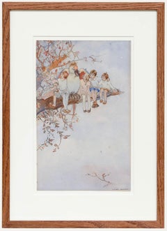 Violet Sutton - Framed Early 20th Century Watercolour, A Magical Adventure