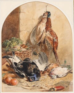 James Hardy II (1832–1889) - 19th Century Watercolour, Still Life of Dead Game