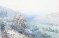 Albert George Adams (fl. 1854-1887) - Mid 19th Century Watercolour, Glynn Valley