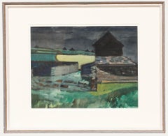 Thomas William Ward (1918-2000) - Acuarela, Aplanadores en la Flota