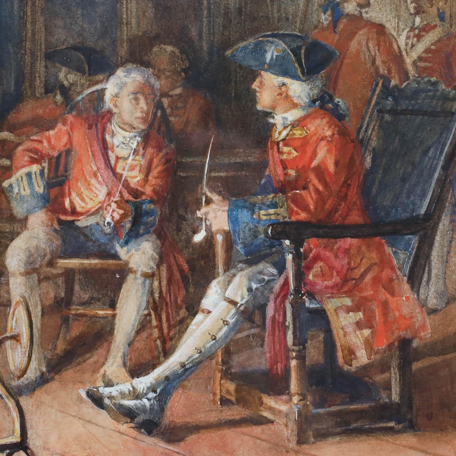 James Shaw Crompton (1853-1916) - Late 19th Century Watercolour, Billeted For Sale 3