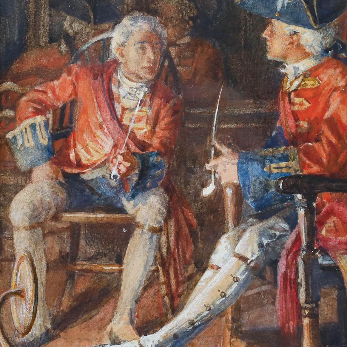 James Shaw Crompton (1853-1916) - Late 19th Century Watercolour, Billeted For Sale 4
