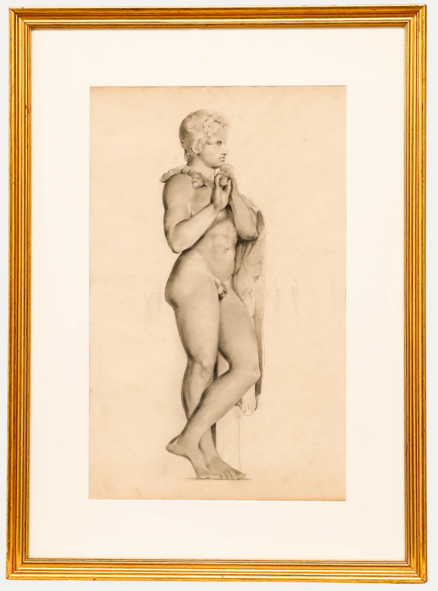 Head Nude Drawings and Watercolors