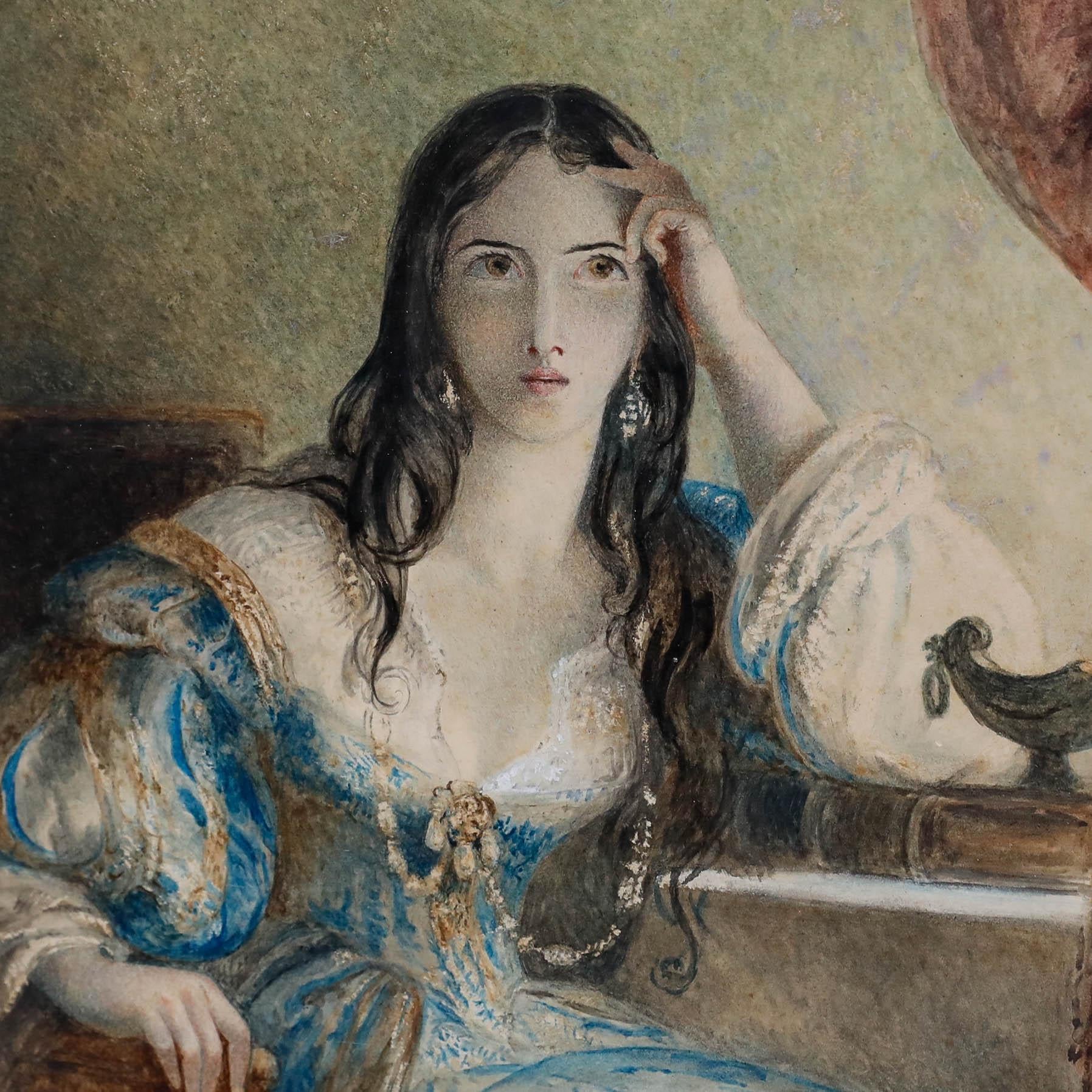 After Edmund Thomas Parris (1793-1873)- - Late 19th Century Watercolour, Remorse For Sale 1