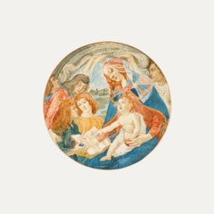 Nach Botticelli - Aquarell aus dem 20. Jahrhundert, Madonna del Magnificat