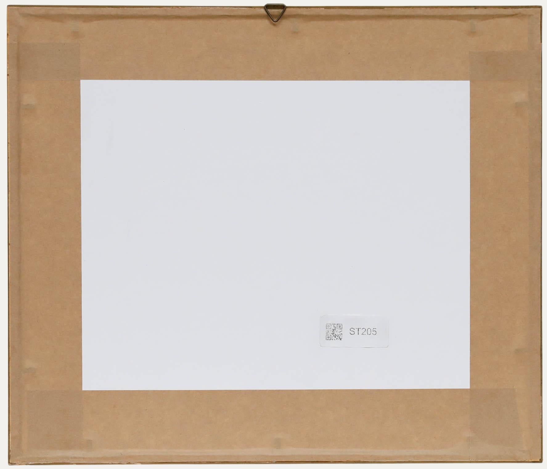Ed Dukkers (1923-1996) - Framed 1977 Graphite Drawing, Abstract II - Gray Abstract Drawing by Unknown