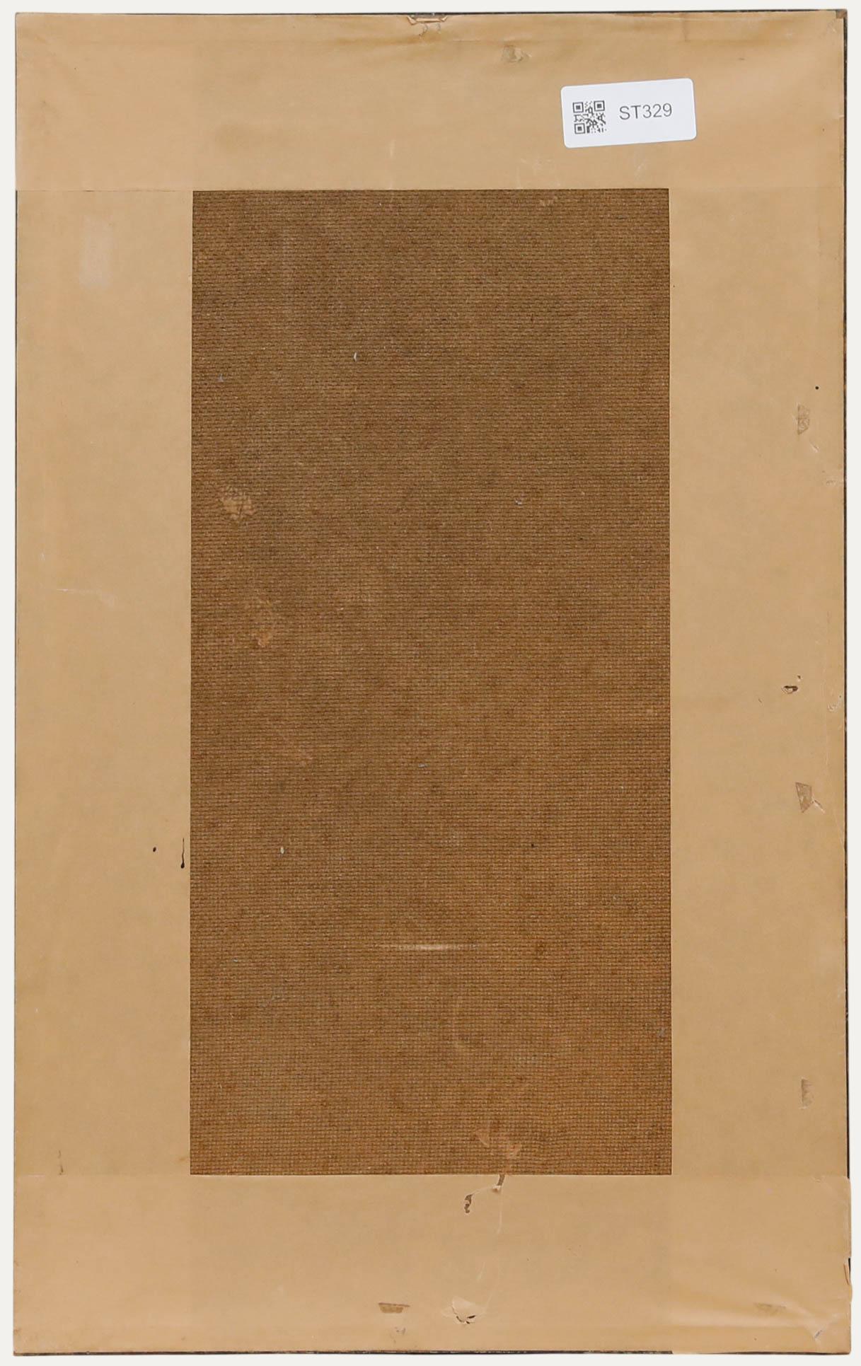 Margit Oelenheinz (nata nel 1926) - Pastello della metà del XX secolo, Il vicolo - Landscape Art Grigio di Unknown