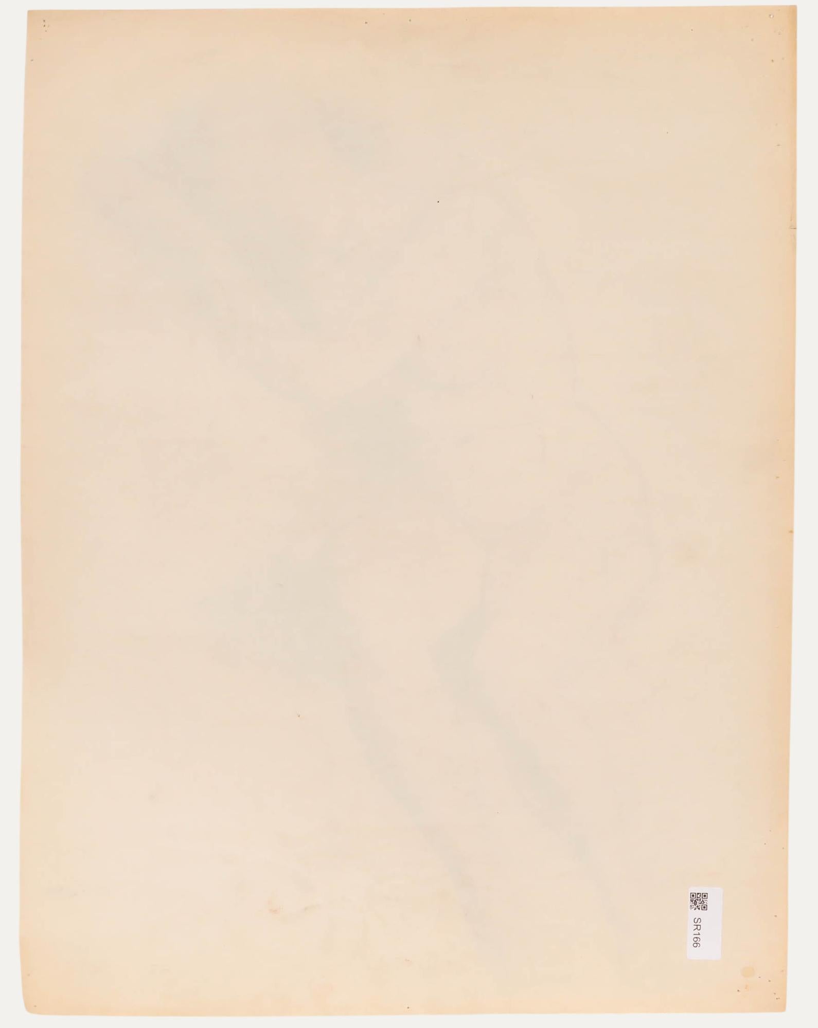 Pierre Neveu (b.1929) - Mid 20th Century Chalk Drawing, Lady in Sanguine For Sale 2