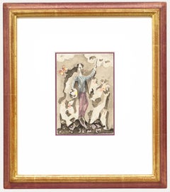 Dorde (Djordje) Ilic (1920-2010) - 1969 Gouache, The Artist