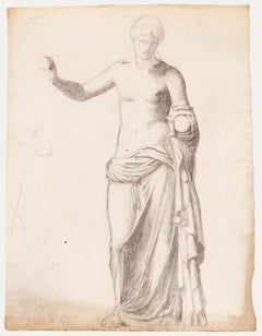 Henri Vincent-Anglade (1876-1956) - Graphit-Zeichnung, Venus von Arles