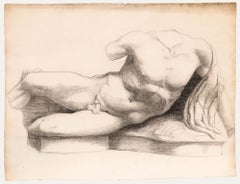 Henri Vincent-Anglade (1876-1956) - Graphitzeichnung aus dem frühen 20. Jahrhundert, Ilissos