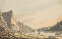Thomas Remnant Charleton (1756-1849) - Watercolour, Hotwells, Clifton