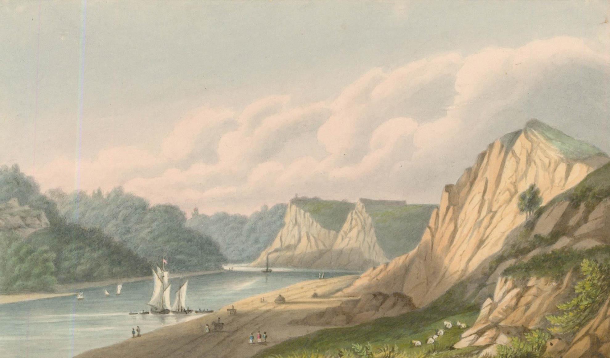 Thomas Remnant Charleton (1756-1849) - Acquerello, Cook's Folly, Clifton - Art di Unknown
