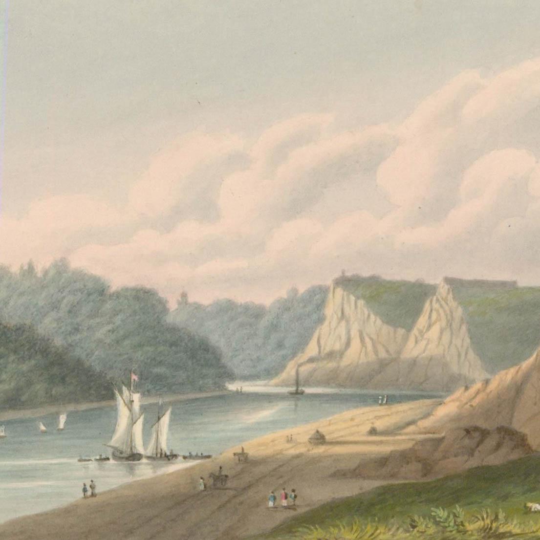 Thomas Remnant Charleton (1756-1849) - Acquerello, Cook's Folly, Clifton - Landscape Art Beige di Unknown