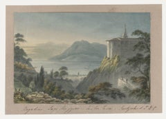 Thomas Remnant Charleton (1756-1849) - Acquerello, Veduta di Magadion