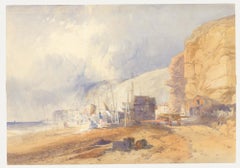 Thomas Charles Leeson Rowbotham (1823-1875) - 1853 Watercolour, Wash Day