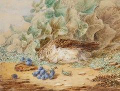 Emma Walter (1833-1893) - Late 19th Century Watercolour, The Songbird's Coda