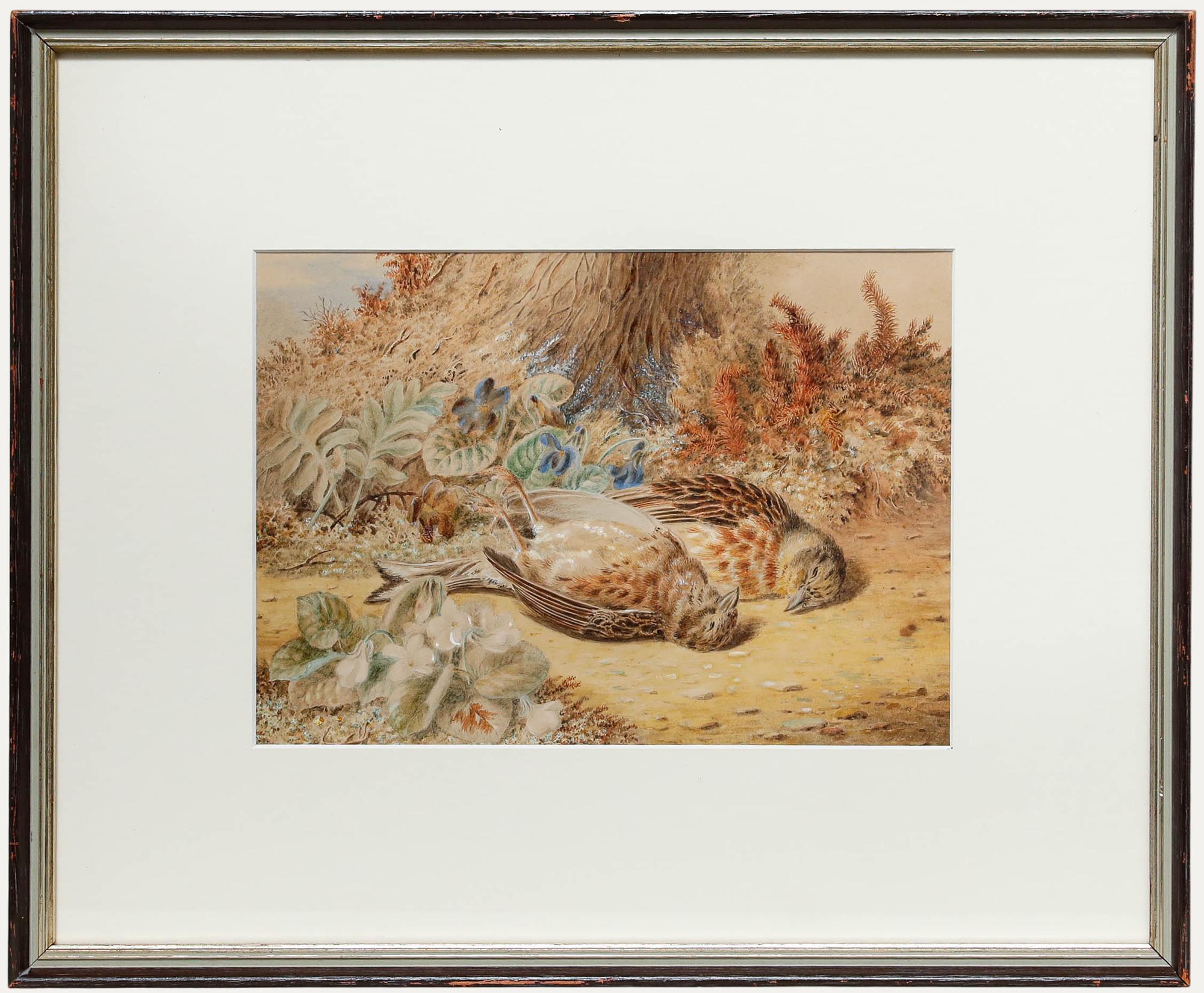 Emma Walter (1833-1893) - Late 19th Century Watercolour, The Last Duet