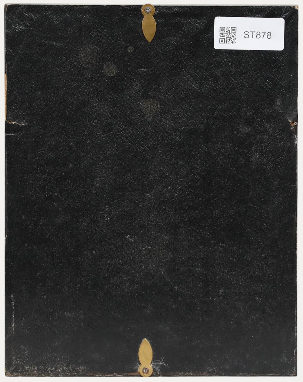 Aquarelle encadrée du 19ème siècle - Primula Auricula - Gris Still-Life par Unknown