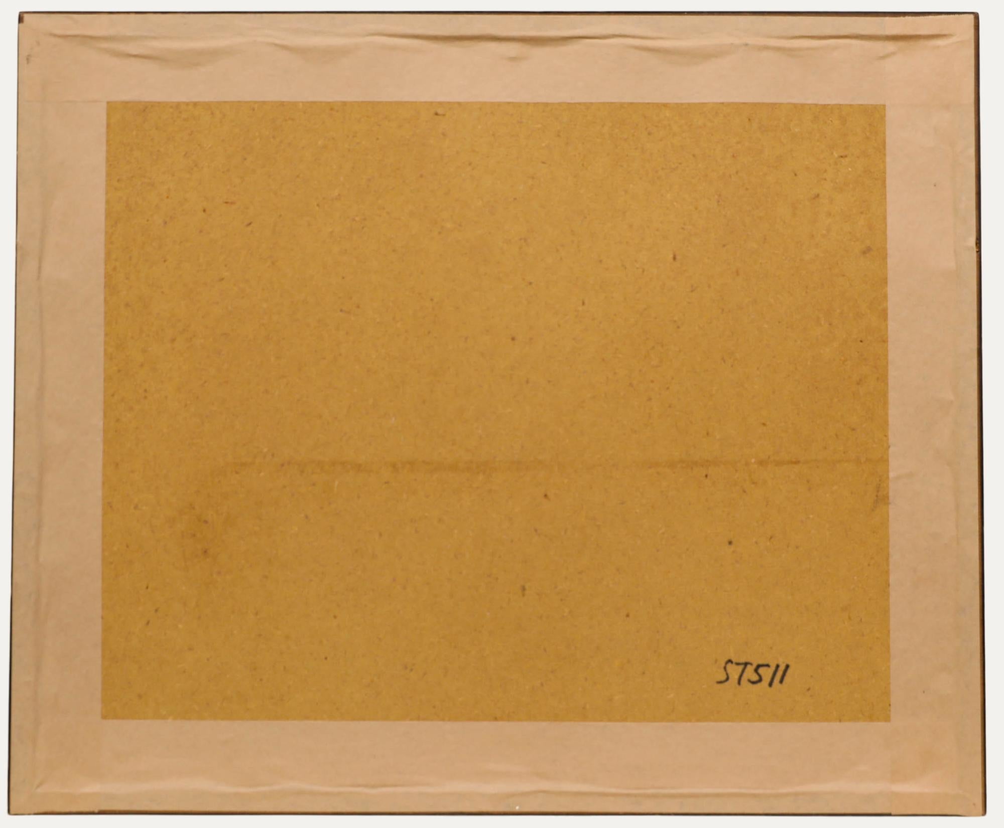 Gouache de l'école napolitaine du XIXe siècle - Golfe de Pouzzoles et Ponte di Calligola - Gris Landscape Art par Unknown