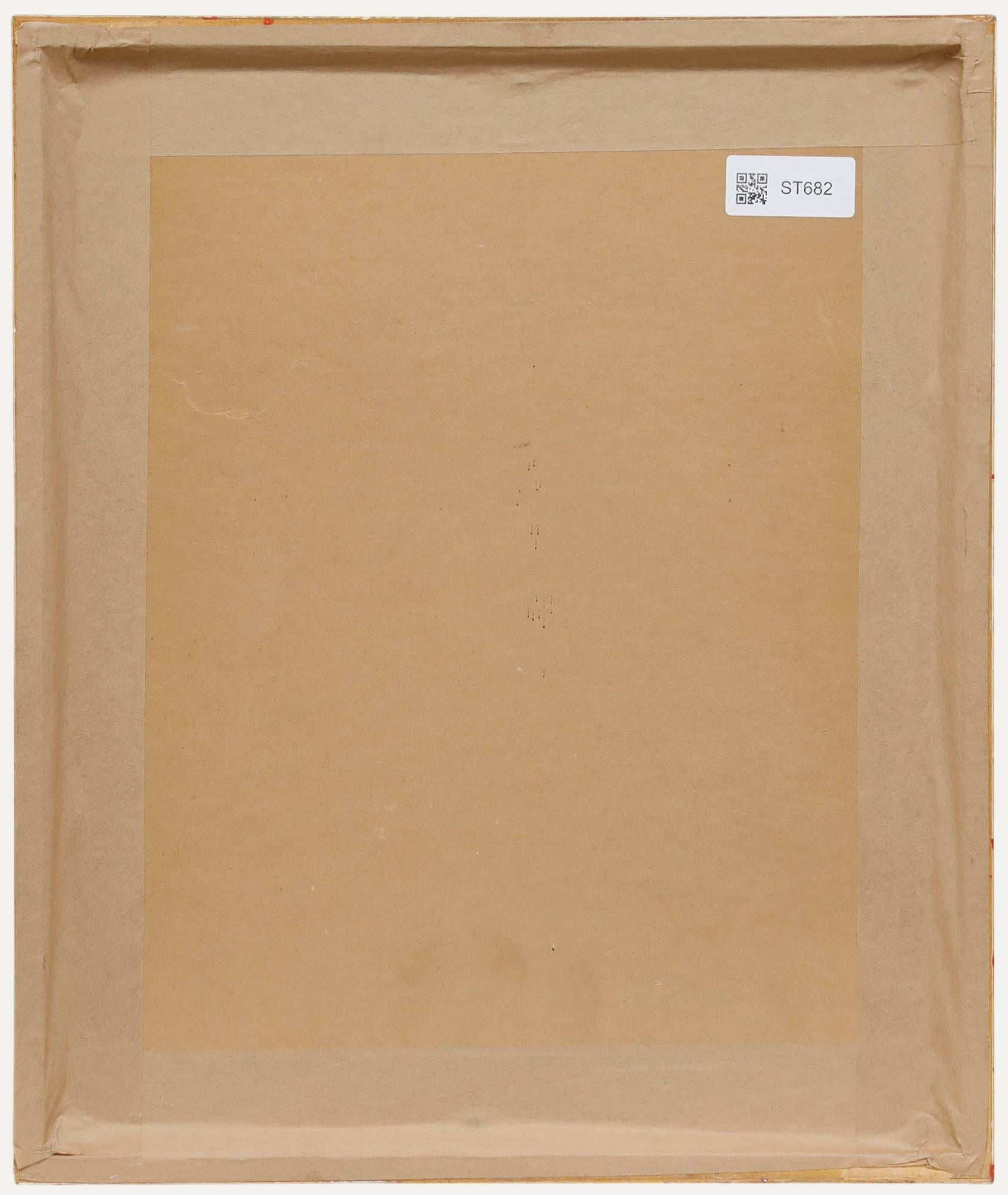 Según Richard Westall RA (1785-1836) - Acuarela del siglo XIX, El Gleaner - Figurative Art Beige de Unknown