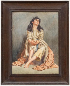 W.F. Ford - Framed 1932 Watercolour, Lost in Thought