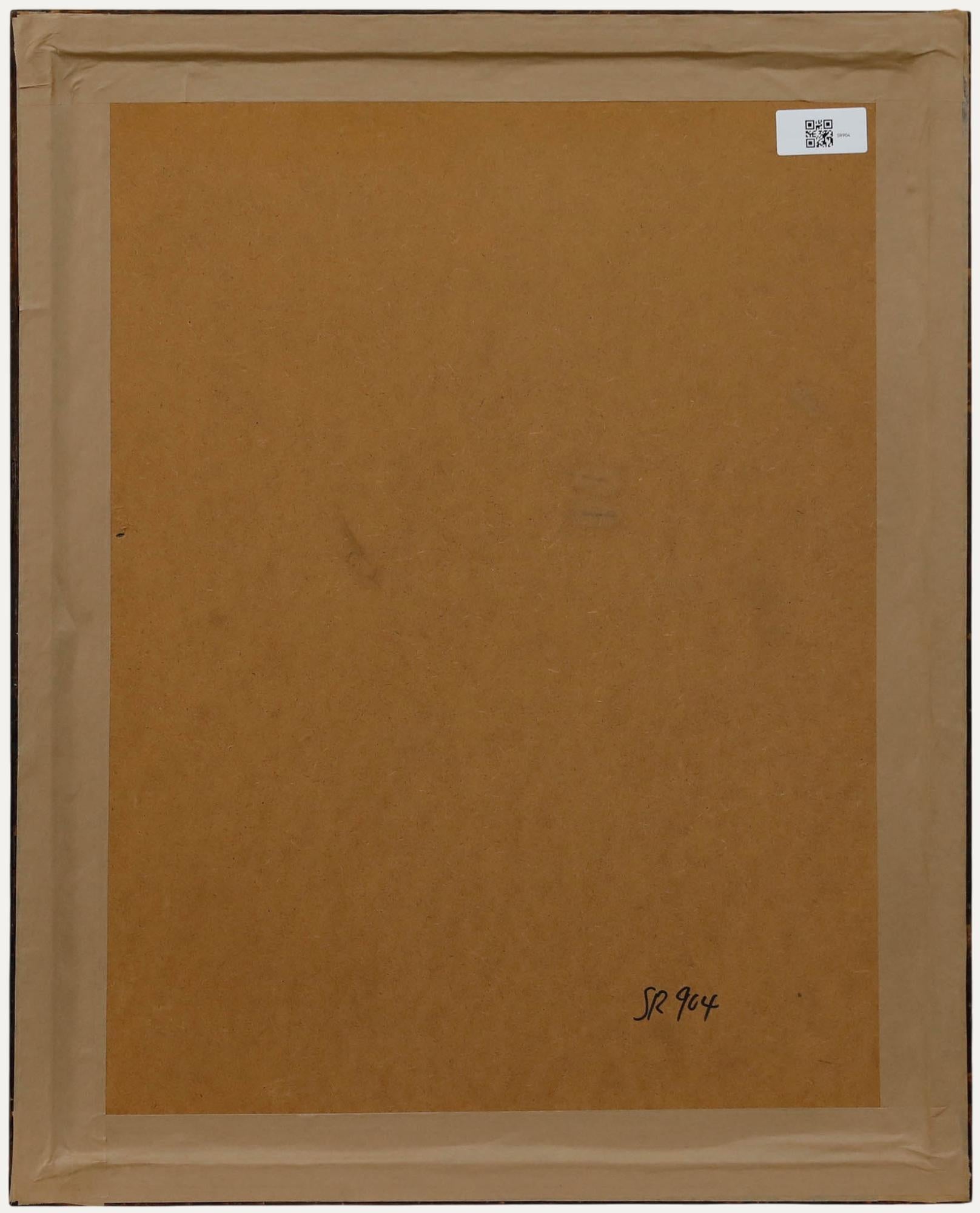 Marjorie and Marjorie - Pregevole acquerello del XX secolo, Invito al valzer - Still-Life Nero di Unknown