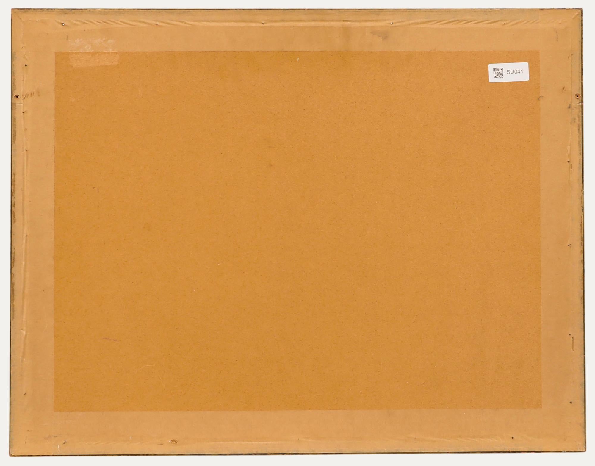 J.R. Warren-Warren - Acquerello del 1887, Madre e figlia che raccolgono Wood - Landscape Art Bianco di Unknown