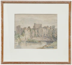 Sir Henry George Rushbury RA (1889-1968) - 1966 Watercolour, Chepstow Castle