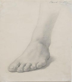 Edward Ridley (1883-1946) - Graphite Drawing, Study of a Foot I