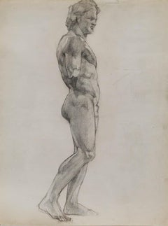 Pierre Neveu (b.1929) - Mid 20th Century Graphite Drawing, Academic Study VII