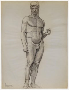 Pierre Neveu (b.1929) - Mid 20th Century Graphite Drawing, Academic Study X
