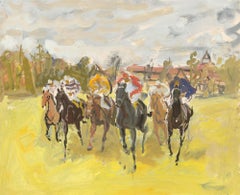 Attrib. Yves Fournier (1917-2016) - 20th Century Gouache, The Finish Line