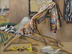 Hilma M. Armitage - 1937 Gouache, Deckchair