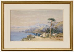 Edwin St John (1878-1961) - 1901 Watercolour, View of the Town