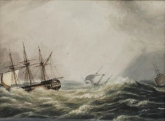 19th Century Watercolour - Break in the Clouds