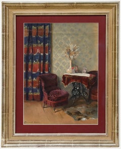 Ludwig Berwald (1865-1943) - Early 20th Century Watercolour, A Quiet Corner
